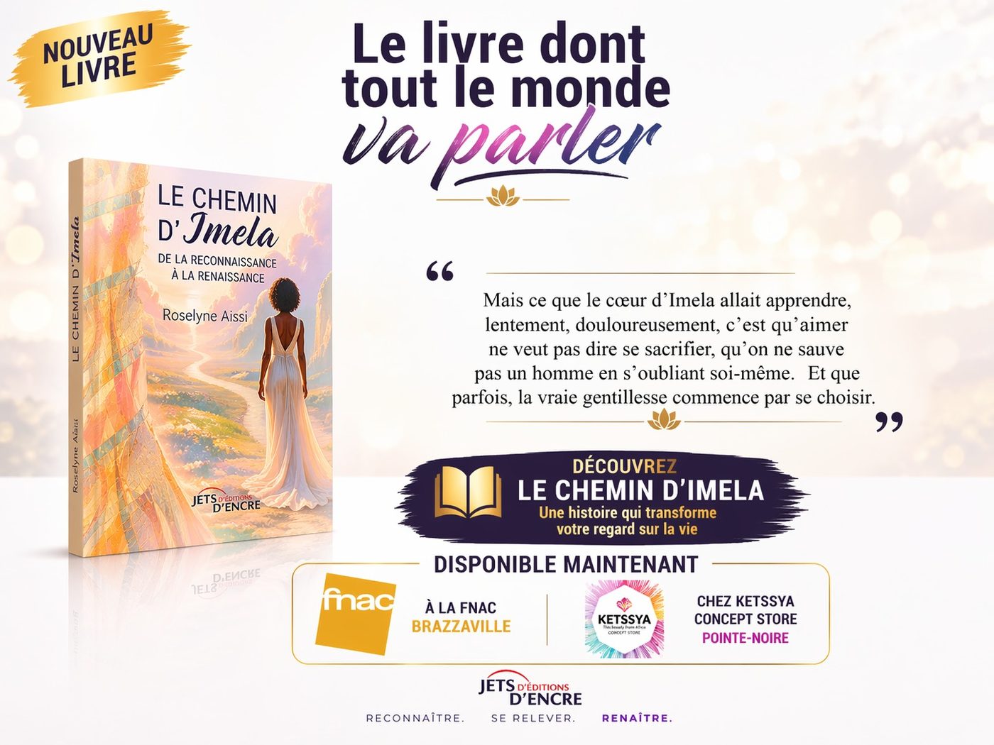 Couverture du roman Le Chemin d'Imela de Roselyne Aissi